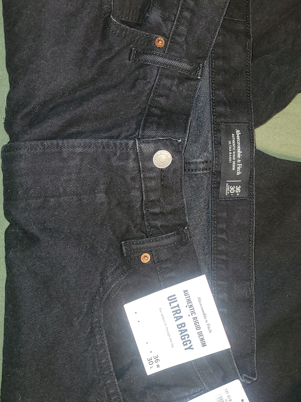 Abercrombie & Fitch Black Ultra Baggy Men's Jeans